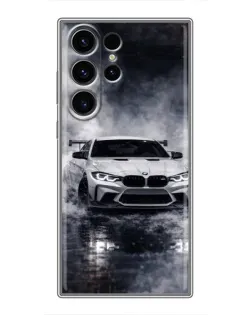 Чехол для Samsung Galaxy S23 Ultra с картинкой «BMW сквозь туман» Чехол для Samsung Galaxy S23 Ultra с картинкой «BMW сквозь туман»