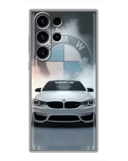 Чехол для Samsung Galaxy S23 Ultra с картинкой «BMW в белом дыму» Чехол для Samsung Galaxy S23 Ultra с картинкой «BMW в белом дыму»