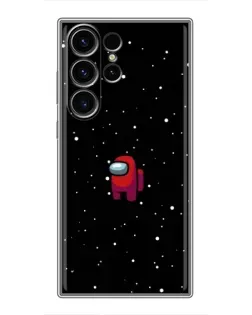 Чехол для Samsung Galaxy S23 Ultra с картинкой «Красный Among Us» Чехол для Samsung Galaxy S23 Ultra с картинкой «Красный Among Us»