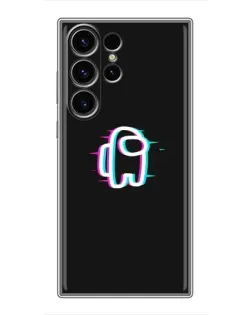 Чехол для Samsung Galaxy S23 Ultra с картинкой «Among Us неон» Чехол для Samsung Galaxy S23 Ultra с картинкой «Among Us неон»