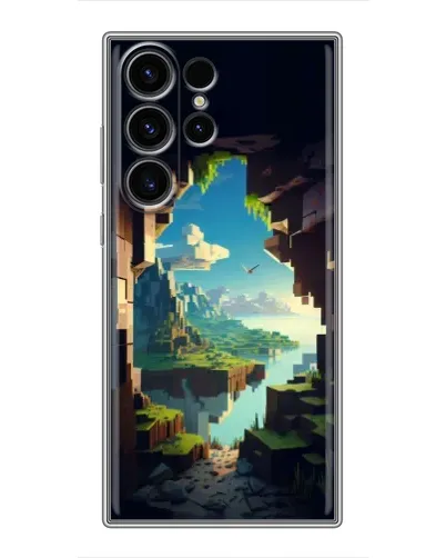 Чехол для Samsung Galaxy S23 Ultra с картинкой «Вид из пещеры»