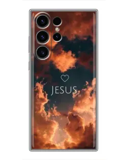 Чехол для Samsung Galaxy S23 Ultra с картинкой «Сияние Имени Jesus» Чехол для Samsung Galaxy S23 Ultra с картинкой «Сияние Имени Jesus»