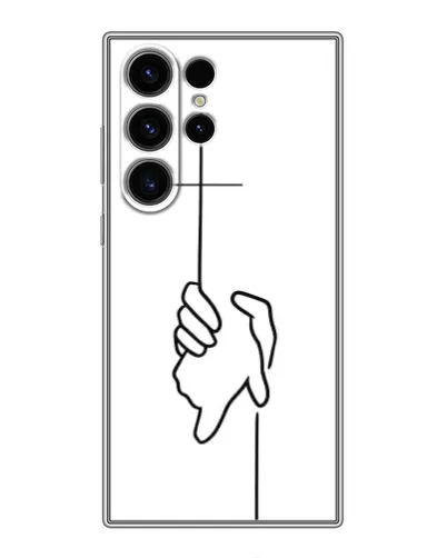 Чехол для Samsung Galaxy S23 Ultra с картинкой «Рука держит»