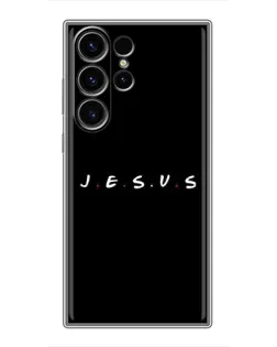 Чехол для Samsung Galaxy S23 Ultra с картинкой «Точки веры J.E.S.U.S.»