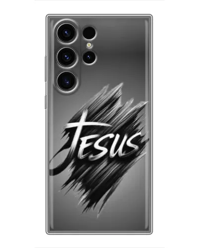 Чехол для Samsung Galaxy S23 Ultra с картинкой «Надпись Jesus Graffiti»