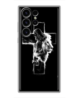 Чехол для Samsung Galaxy S23 Ultra с картинкой «Сияющий крест Jesus»