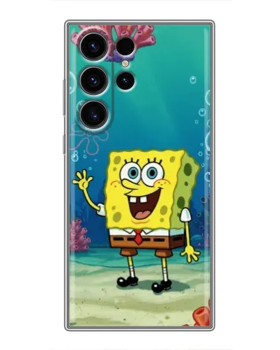 Чехол для Samsung Galaxy S23 Ultra с картинкой «Подводный привет»
