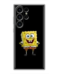 Чехол для Samsung Galaxy S23 Ultra с картинкой «Классический Губка Боб»