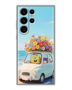 Чехол для Samsung Galaxy S23 Ultra с картинкой «Автомобильное путешествие»