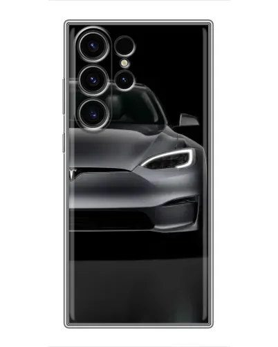 Чехол для Samsung Galaxy S23 Ultra с картинкой «Tesla Model S Look»