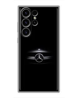 Чехол для Samsung Galaxy S23 Ultra с картинкой «Mercedes — абстрактные линии»