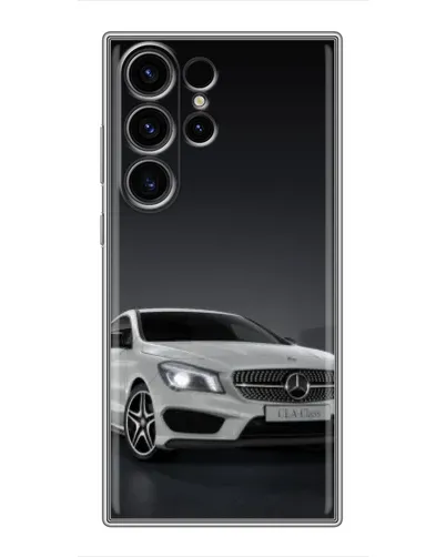 Чехол для Samsung Galaxy S23 Ultra с картинкой «Mercedes AMG GT Silver»