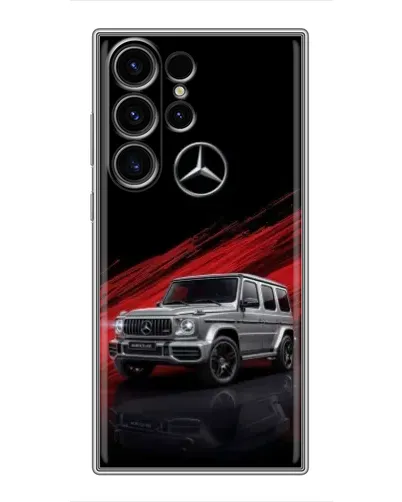 Чехол для Samsung Galaxy S23 Ultra с картинкой «Mercedes G-Class красный»
