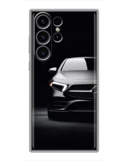 Чехол для Samsung Galaxy S23 Ultra с картинкой «Свет фар Mercedes»