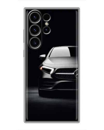 Чехол для Samsung Galaxy S23 Ultra с картинкой «Свет фар Mercedes»
