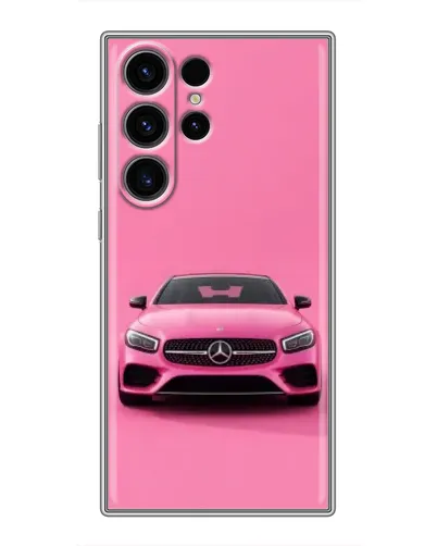 Чехол для Samsung Galaxy S23 Ultra с картинкой «Розовый Mercedes AMG» Чехол для Samsung Galaxy S23 Ultra с картинкой «Розовый Mercedes AMG»