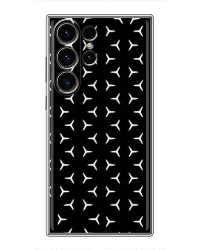 Чехол для Samsung Galaxy S23 Ultra с картинкой «Mercedes паттерн звезд» Чехол для Samsung Galaxy S23 Ultra с картинкой «Mercedes паттерн звезд»