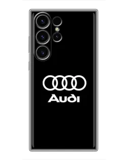 Чехол для Samsung Galaxy S23 Ultra с картинкой «Классическое лого Audi»