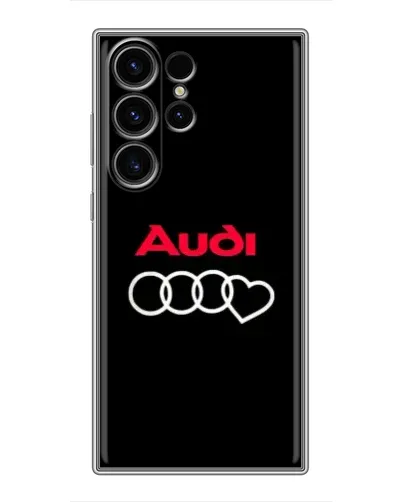Чехол для Samsung Galaxy S23 Ultra с картинкой «Логотип Audi Heart» Чехол для Samsung Galaxy S23 Ultra с картинкой «Логотип Audi Heart»