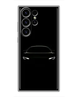 Чехол для Samsung Galaxy S23 Ultra с картинкой «Взгляд Audi в темноте»