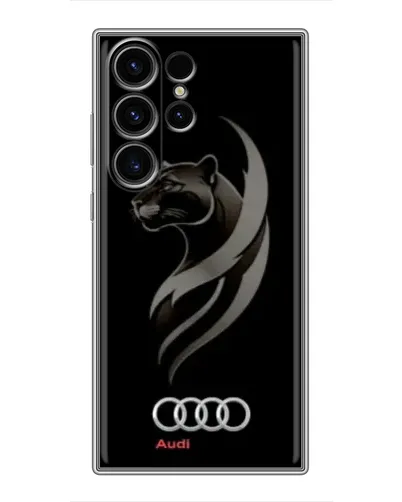 Чехол для Samsung Galaxy S23 Ultra с картинкой «Графика — пантера и Audi» Чехол для Samsung Galaxy S23 Ultra с картинкой «Графика — пантера и Audi»