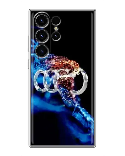 Чехол для Samsung Galaxy S23 Ultra с картинкой «Энергия лого Audi» Чехол для Samsung Galaxy S23 Ultra с картинкой «Энергия лого Audi»