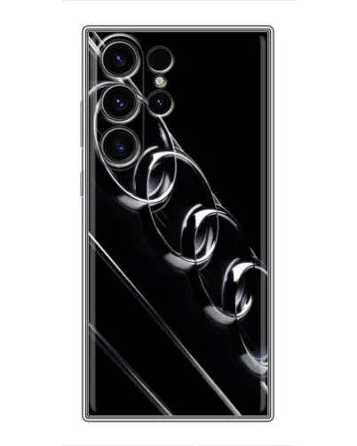 Чехол для Samsung Galaxy S23 Ultra с картинкой «Audi — абстрактные кольца» Чехол для Samsung Galaxy S23 Ultra с картинкой «Audi — абстрактные кольца»