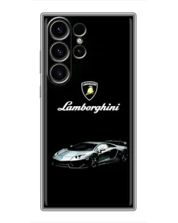 Чехол для Samsung Galaxy S23 Ultra с картинкой «Логотип Lamborghini классика» Чехол для Samsung Galaxy S23 Ultra с картинкой «Логотип Lamborghini классика»