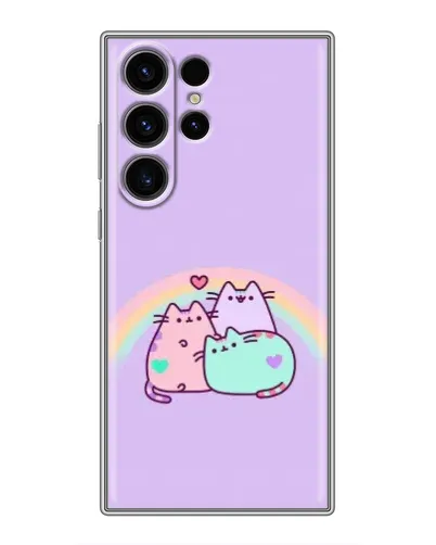 Чехол для Samsung Galaxy S23 Ultra с картинкой «Радужные Пушины» Чехол для Samsung Galaxy S23 Ultra с картинкой «Радужные Пушины»