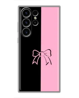 Чехол для Samsung Galaxy S23 Ultra с картинкой «Половинки банта»