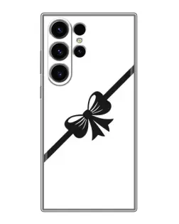 Чехол для Samsung Galaxy S23 Ultra с картинкой «Диагональный бант»