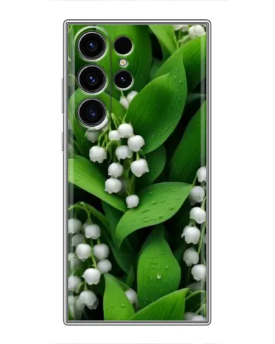 Чехол для Samsung Galaxy S23 Ultra с картинкой «Ландыши в зелени»