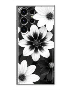 Чехол для Samsung Galaxy S23 Ultra с картинкой «Монохромные астры» Чехол для Samsung Galaxy S23 Ultra с картинкой «Монохромные астры»