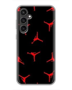 Чохол для Samsung Galaxy S23 з картинкою «Jordan Red Pattern» Чохол для Samsung Galaxy S23 з картинкою «Jordan Red Pattern»