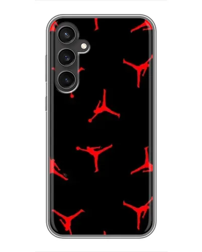 Чохол для Samsung Galaxy S23 з картинкою «Jordan Red Pattern»