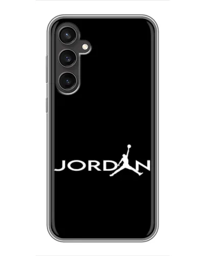 Чохол для Samsung Galaxy S23 з картинкою «Jordan White Logo»