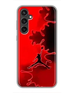 Чохол для Samsung Galaxy S23 з картинкою «Jordan Red Smoke» Чохол для Samsung Galaxy S23 з картинкою «Jordan Red Smoke»