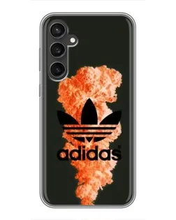 Чехол для Samsung Galaxy S23 с картинкой «Оранжевый дым Adidas» Чехол для Samsung Galaxy S23 с картинкой «Оранжевый дым Adidas»