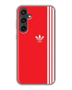 Чехол для Samsung Galaxy S23 с картинкой «Красный минимализм Adidas» Чехол для Samsung Galaxy S23 с картинкой «Красный минимализм Adidas»
