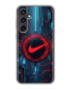 Чохол для Samsung Galaxy S23 з картинкою «Техногенний стиль Nike» Чохол для Samsung Galaxy S23 з картинкою «Техногенний стиль Nike»