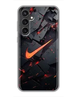 Чохол для Samsung Galaxy S23 з картинкою «Nike — ефект розломів» Чохол для Samsung Galaxy S23 з картинкою «Nike — ефект розломів»
