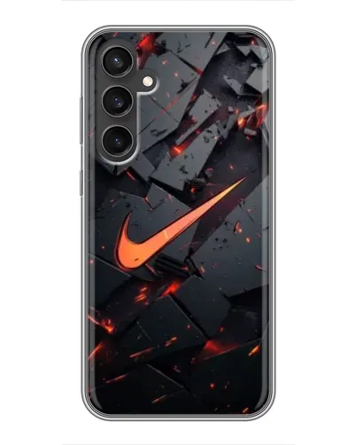 Чохол для Samsung Galaxy S23 з картинкою «Nike — ефект розломів» Чохол для Samsung Galaxy S23 з картинкою «Nike — ефект розломів»