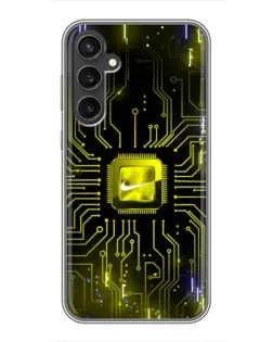 Чохол для Samsung Galaxy S23 з картинкою «Nike — золота іскра» Чохол для Samsung Galaxy S23 з картинкою «Nike — золота іскра»