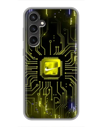 Чохол для Samsung Galaxy S23 з картинкою «Nike — золота іскра» Чохол для Samsung Galaxy S23 з картинкою «Nike — золота іскра»