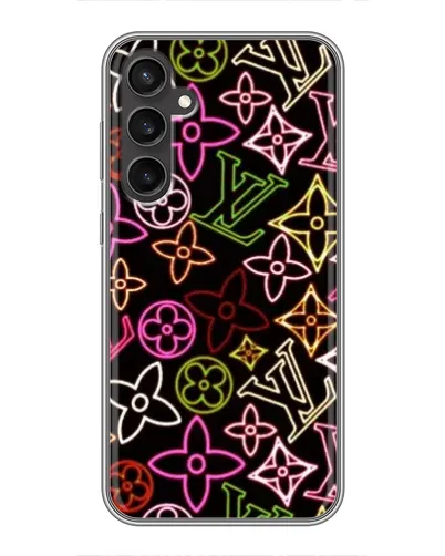 Чохол для Samsung Galaxy S23 з картинкою «Неоновий мікс Nike»