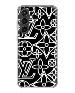 Чохол для Samsung Galaxy S23 з картинкою «Чорно-білий візерунок LV» Чохол для Samsung Galaxy S23 з картинкою «Чорно-білий візерунок LV»