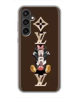 Чохол для Samsung Galaxy S23 з картинкою «LV та Міккі Маус»