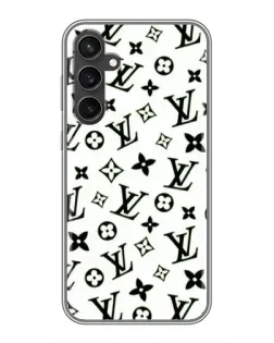 Чохол для Samsung Galaxy S23 з картинкою «Монохромний хаос LV»