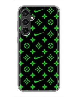 Чохол для Samsung Galaxy S23 з картинкою «Неоновий принт LV»