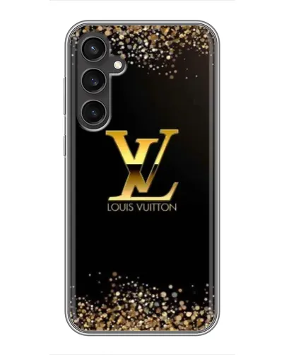 Чохол для Samsung Galaxy S23 з картинкою «LV — золоті іскри»